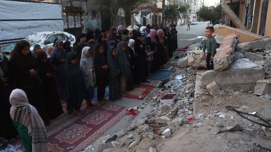 Gazans have been marking Eid al-Fitr amid the ruins of Gaza as the war between Israel and Hamas resumes