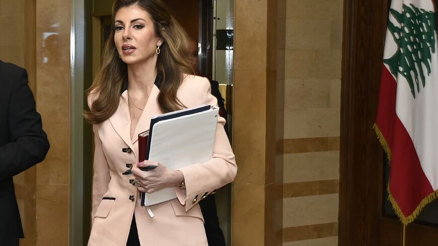 US envoy Morgan Ortagus in Beirut on Saturday, on a visit to discuss Hezbollah and economic reforms