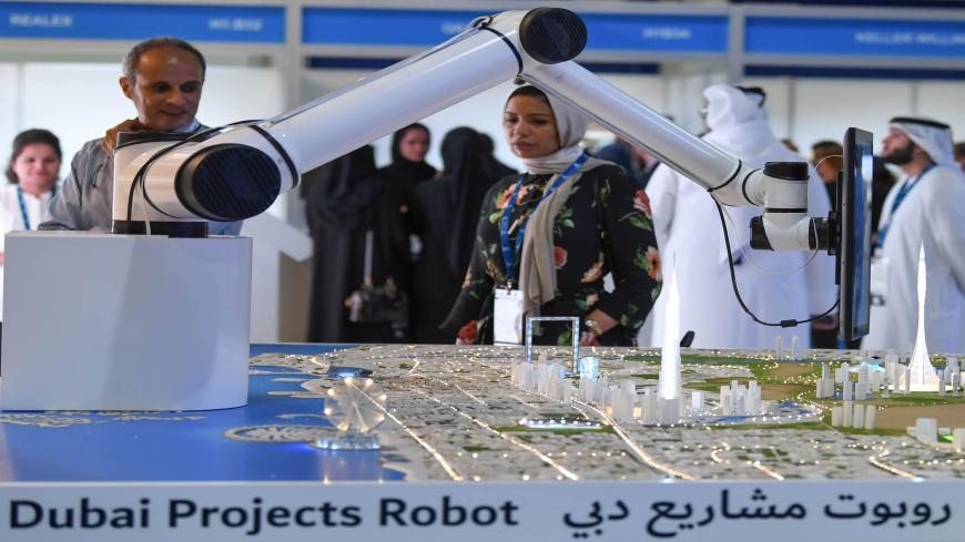 A picture taken on September 25, 2019 shows a view of the Cityscape Global exhibition 2019 at the Dubai World Trade Centre in the Gulf emirate. - Dubai, a city defined by its glittering towers and man-made islands, is stuck in a five-year property downturn with no end in sight, drawing warnings of an industry reckoning that will see weaker players fail. (Photo by Karim SAHIB / AFP)        (Photo credit should read KARIM SAHIB/AFP via Getty Images)